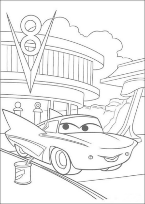Disegno di Cars da stampare e colorare 271