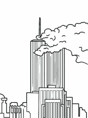 Disegno di monumento famoso da stampare e colorare 37
