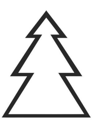 Disegno di albero di Natale da stampare e colorare 63