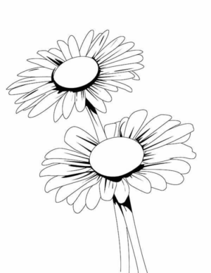 Disegno di fiore da stampare e colorare 17