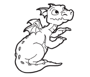 Disegno di Dragon Trainer da stampare e colorare 2