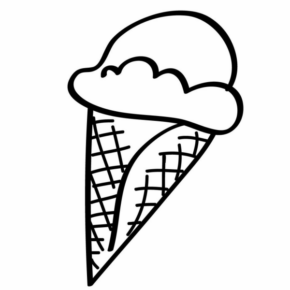 Disegno di gelato da stampare e colorare 61