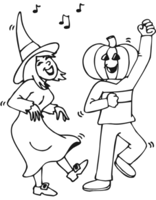 Disegno di zucca di Halloween da stampare e colorare 67
