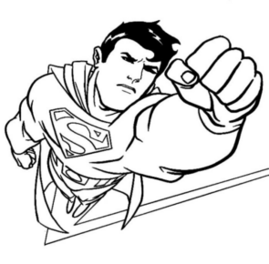 Disegno di Superman da stampare e colorare 35