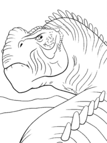 Disegno di Tirannosauro da stampare e colorare 4