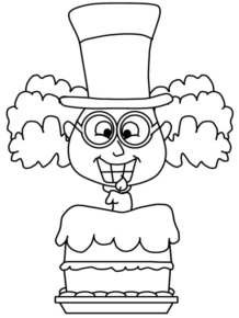 Disegno di compleanno da stampare e colorare 28
