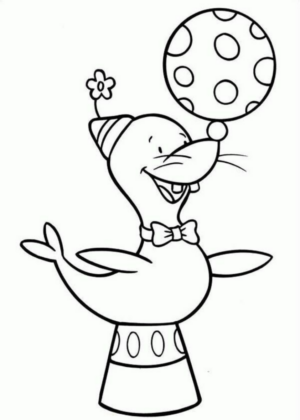 Disegno di circense da stampare e colorare 39