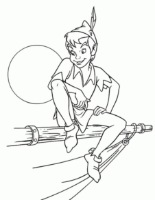 Disegno di Peter Pan da stampare e colorare 20