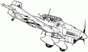Disegno di aereo militare da stampare e colorare 31 Disegno di aereo militare da stampare e colorare 31