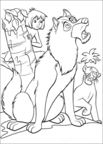 Disegno di Il libro della giungla da stampare e colorare 25