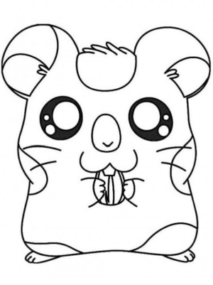 Disegno di Hamtaro da stampare e colorare 20