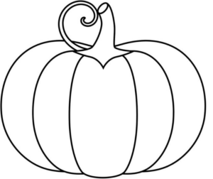 Disegno di zucca da stampare e colorare 24