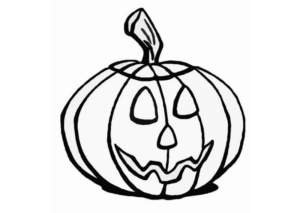 Disegno di zucca di Halloween da stampare e colorare 64