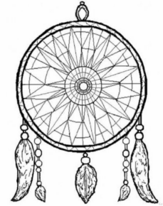 Disegno di acchiappasogni da stampare e colorare 21