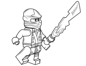 Disegno di Ninja Go da stampare e colorare 29