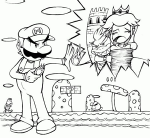 Disegno di Super Mario da stampare e colorare 32