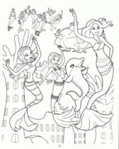 Disegni di Sirene da colorare