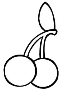 Disegno di ciliegia da stampare e colorare 7