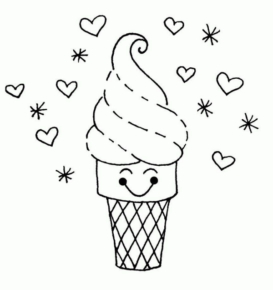 Disegno di dolce da stampare e colorare 88