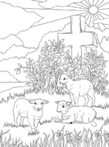 Disegni di Pasqua da colorare
