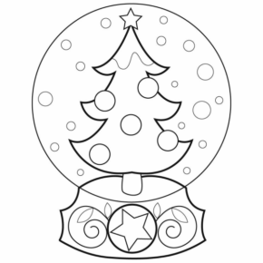 Disegno di albero di Natale da stampare e colorare 230 Disegno di albero di Natale da stampare e colorare 230