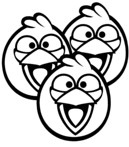 Disegno di Angry birds da stampare e colorare 110