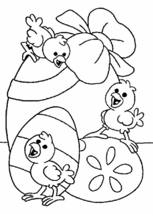Disegno di uovo di Pasqua da stampare e colorare 205 Disegno di uovo di Pasqua da stampare e colorare 205