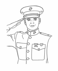Disegno di soldato da stampare e colorare 53