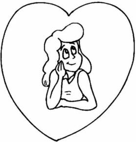 Disegno di San Valentino da stampare e colorare 115 Disegno di San Valentino da stampare e colorare 115