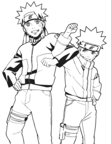 Disegno di Naruto da stampare e colorare 13