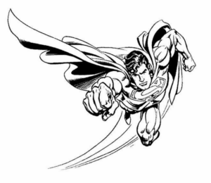 Disegno di Superman da stampare e colorare 70