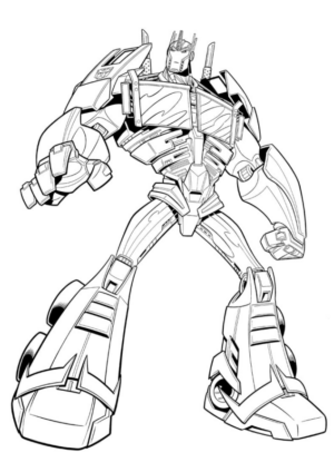 Disegno di Transformers da stampare e colorare 35