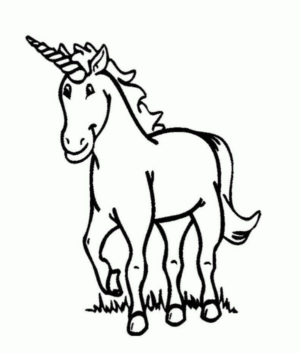Disegno di unicorno da stampare e colorare 69