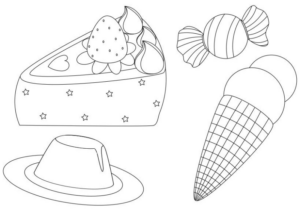 Disegno di dolce da stampare e colorare 28