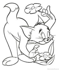 Disegno di Tom e Jerry da stampare e colorare 33