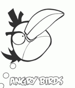 Disegno di Angry birds da stampare e colorare 19