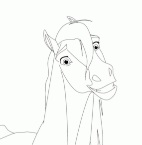 Disegno di Spirit da stampare e colorare