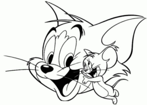 Disegno di Tom e Jerry da stampare e colorare 53