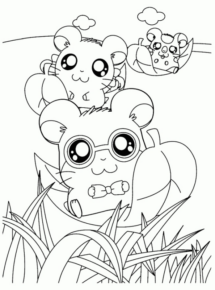 Disegno di Hamtaro da stampare e colorare 9