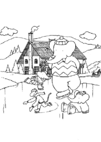 Disegno di Barbapap da stampare e colorare 15