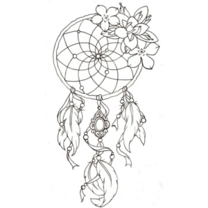 Disegno di acchiappasogni da stampare e colorare 3 Disegno di acchiappasogni da stampare e colorare 3