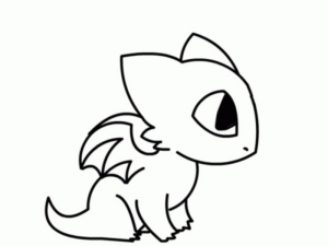Disegno di Dragon Trainer da stampare e colorare 19