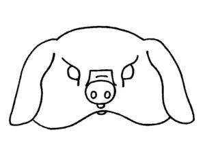 Disegno di maschera da stampare e colorare 48