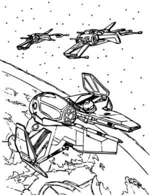 Disegno di Star Wars da stampare e colorare 32