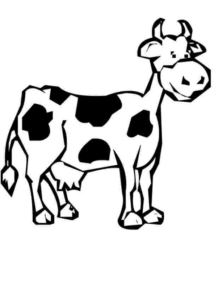 Disegno di mucca da stampare e colorare 56
