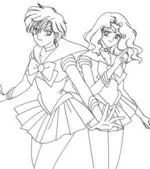 Disegno di Sailor Moon da stampare e colorare 21