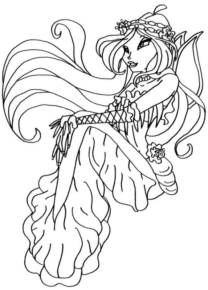 Disegno di Winx da stampare e colorare