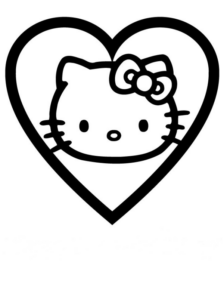 Disegno di Hello Kitty da stampare e colorare 160