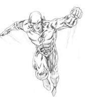 Disegni di Flash da colorare