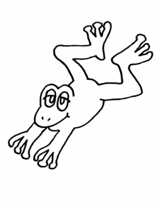Disegno di rana da stampare e colorare 46